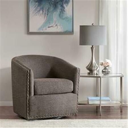 MADISON PARK Swivel Chair, Chocolate MP103-0481
